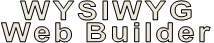 WYSIWYG Web Builder